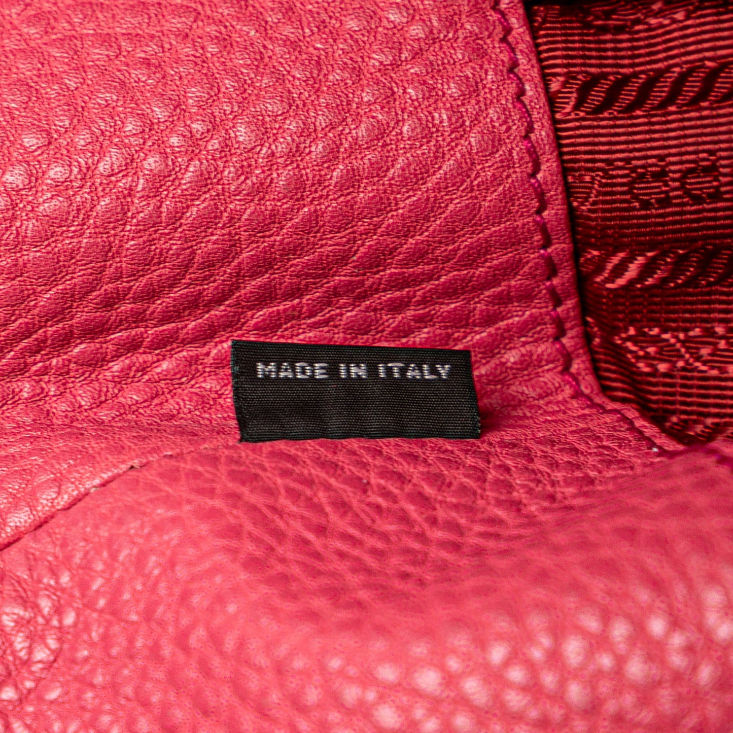 Prada Vitello Daino Open Convertible Tote