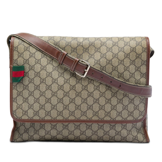Gucci GG Supreme Web Messenger Bag