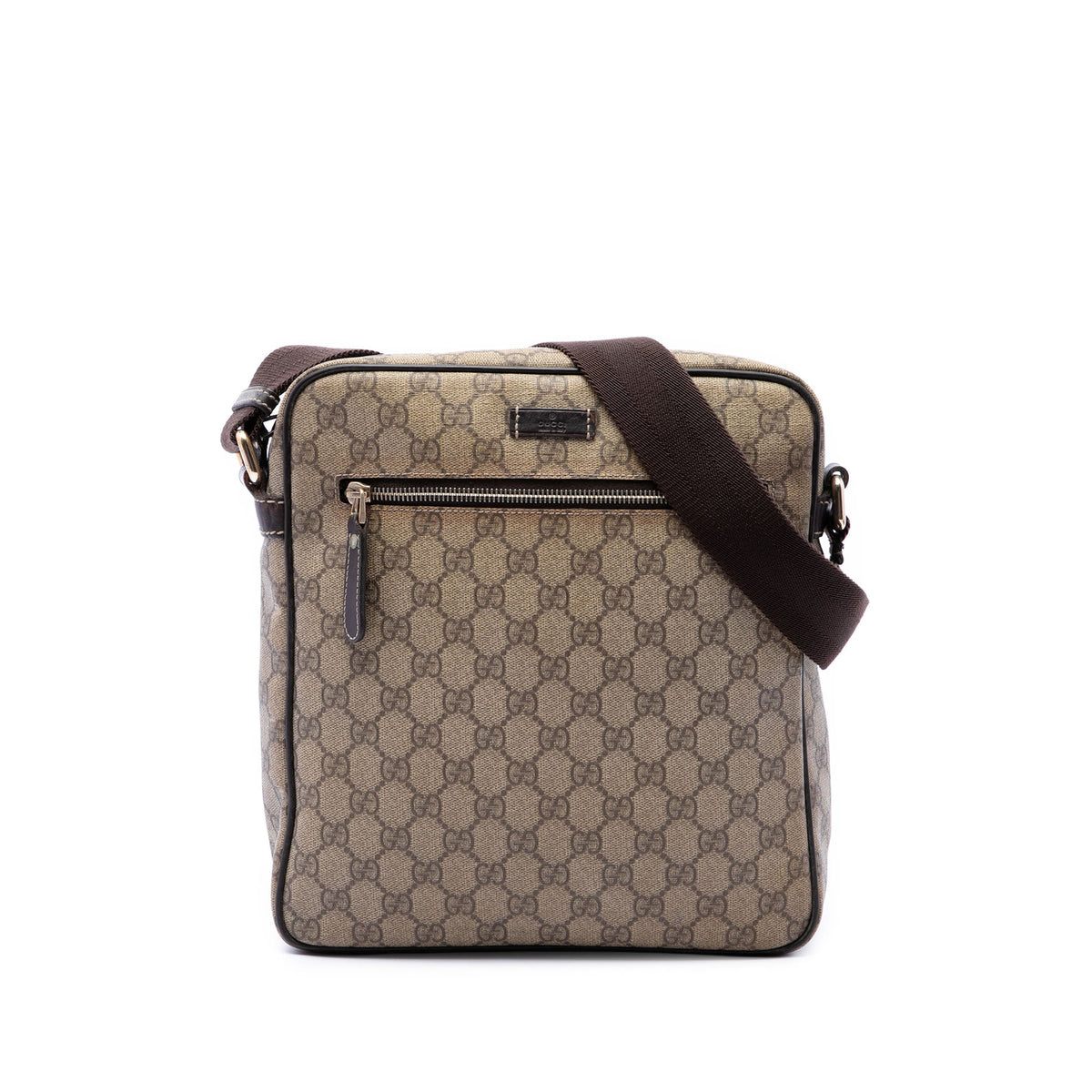 Gucci GG Supreme Crossbody — Beige
