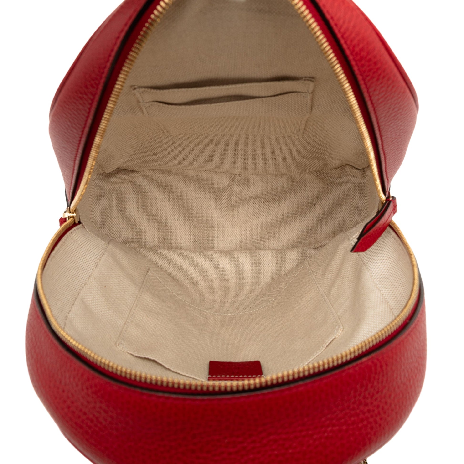 Pebbled Calfskin Soho Chain Backpack