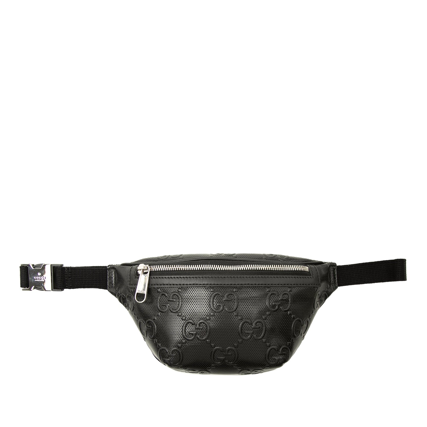 Gucci GG Embossed Perforated Leather Belt Bag