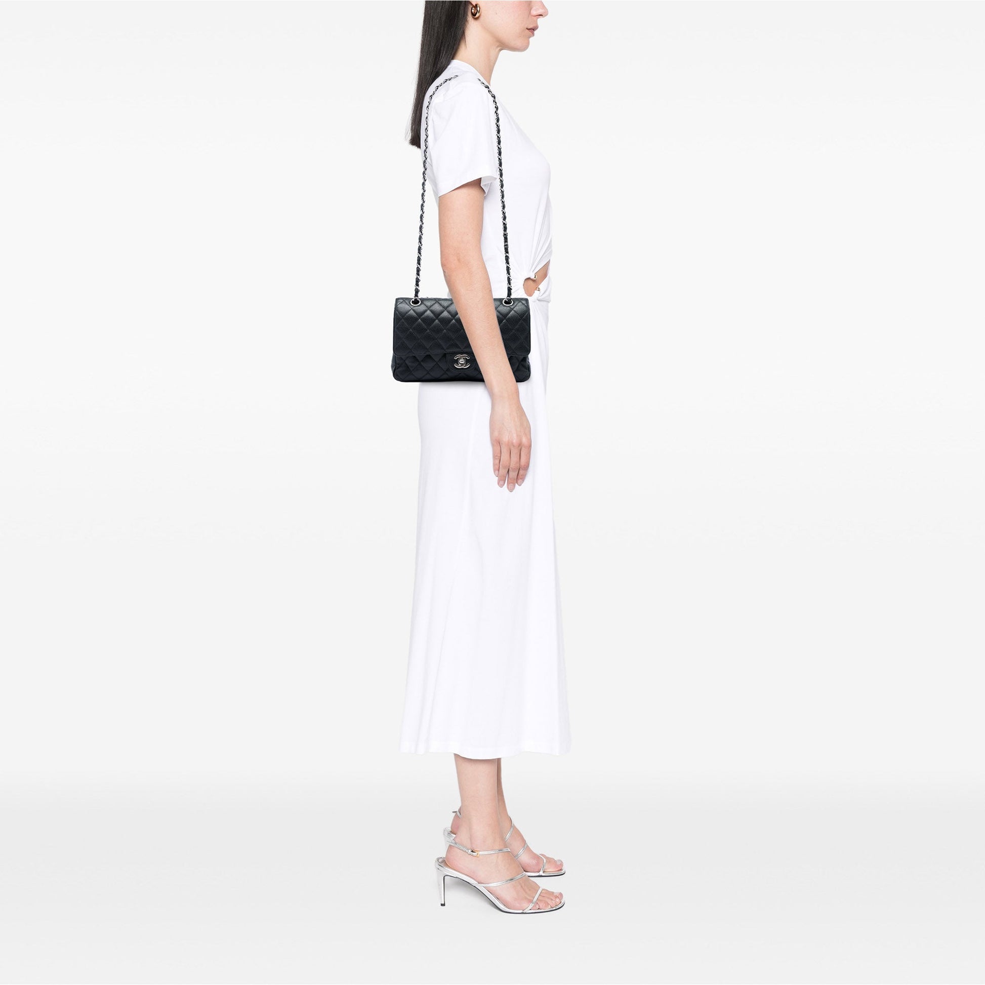 Chanel Medium Classic Caviar Double Flap