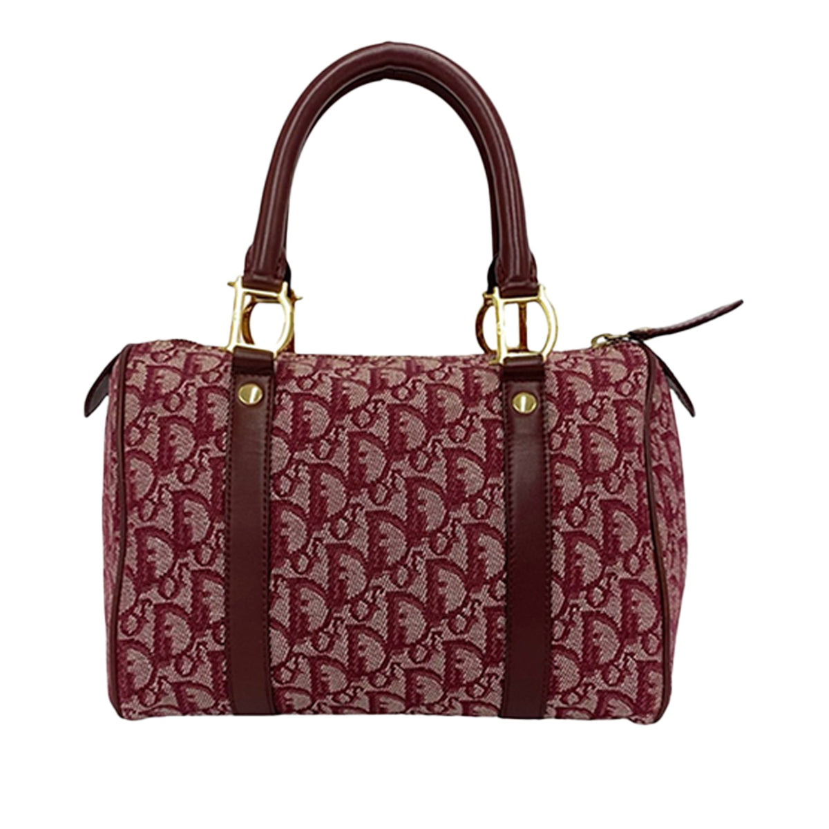 Dior Mini Diorissimo Trotter Canvas Boston Bag