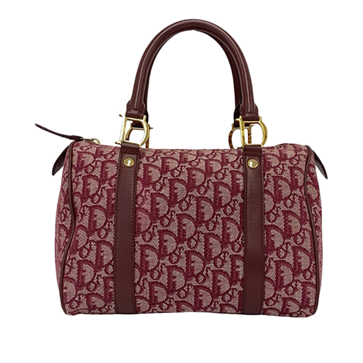 Dior Mini Diorissimo Trotter Canvas Boston Bag