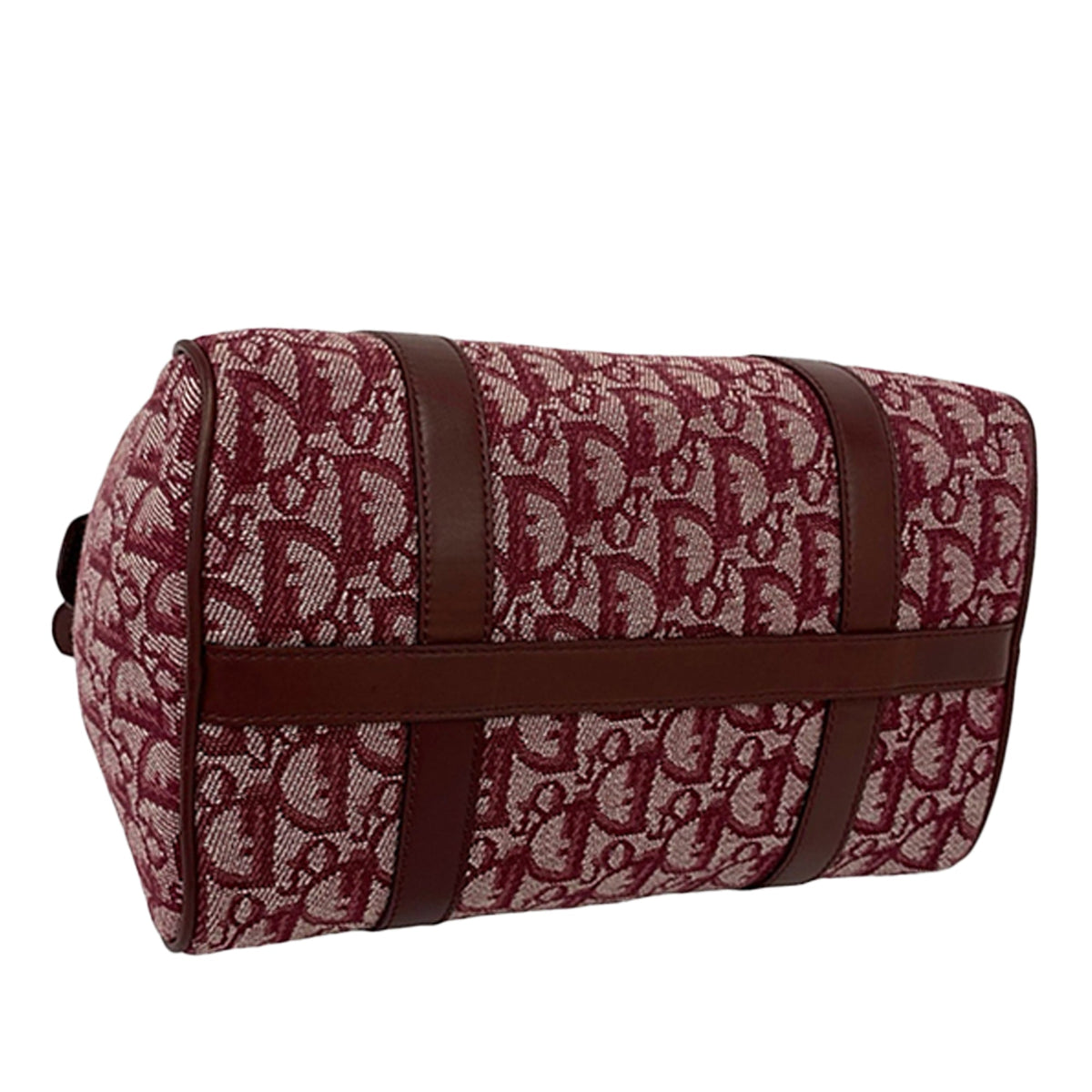 Dior Mini Diorissimo Trotter Canvas Boston Bag