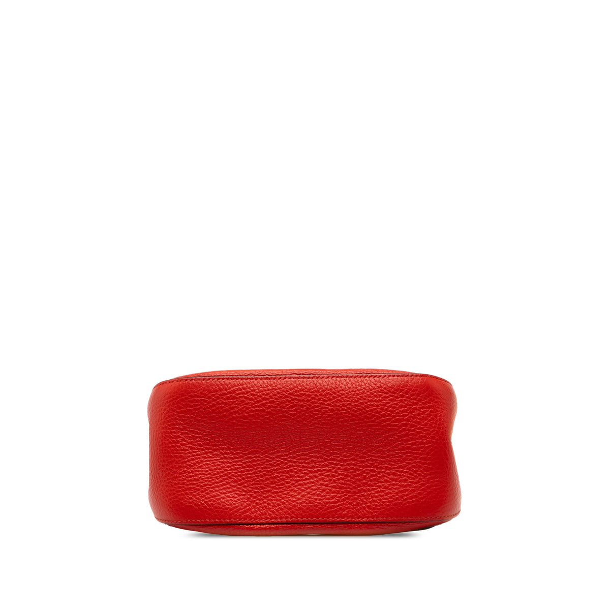 Prada Vitello Daino Grommet Handbag — Red