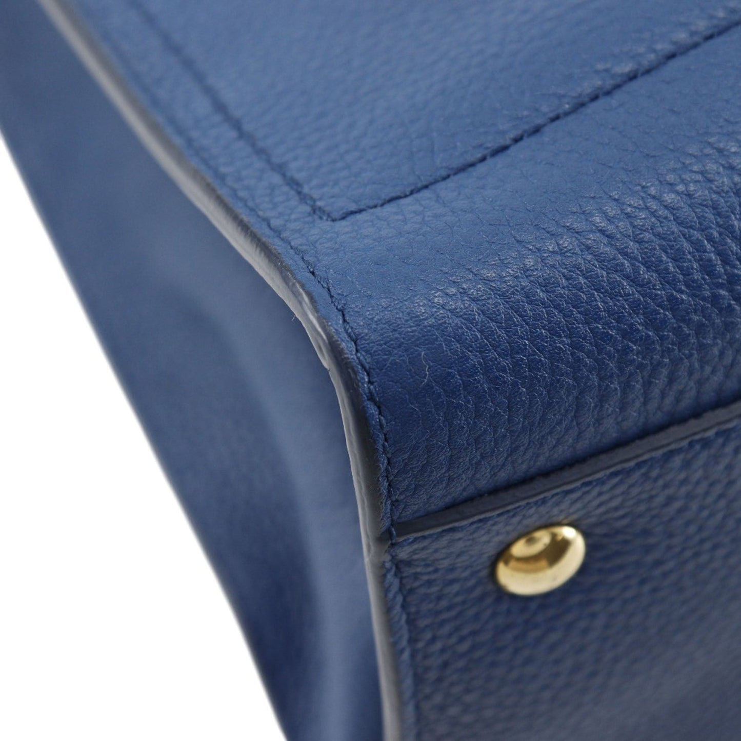 Ferragamo Medium Leather Pebbled Amy Tote