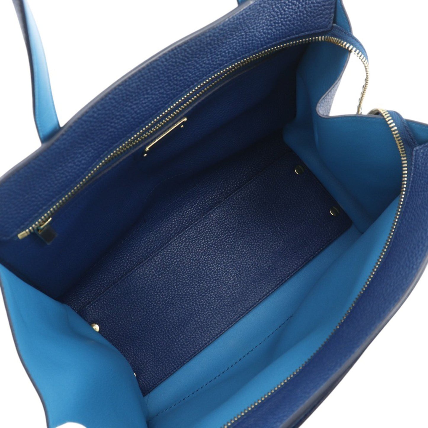 Ferragamo Medium Leather Pebbled Amy Tote