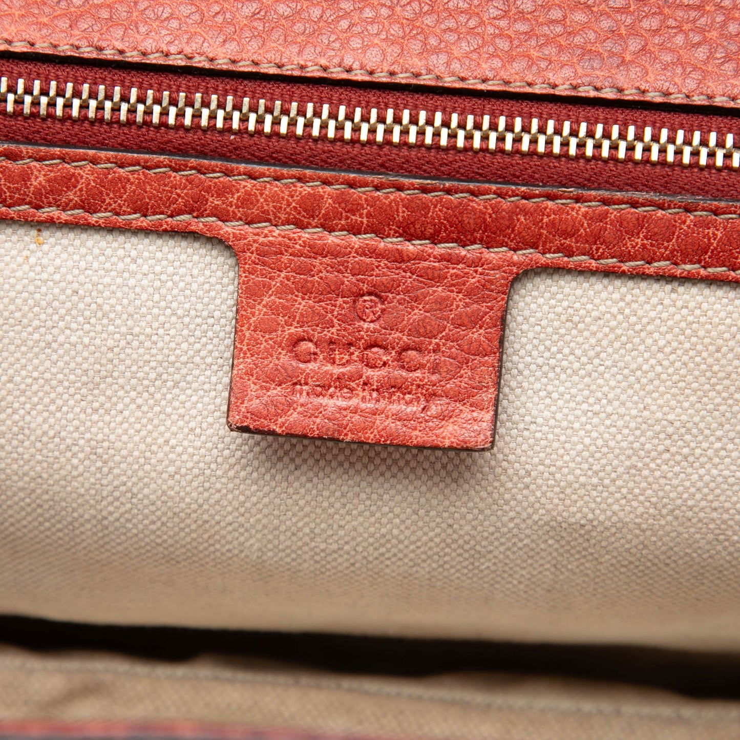 Gucci Medium Leather New Bamboo Satchel