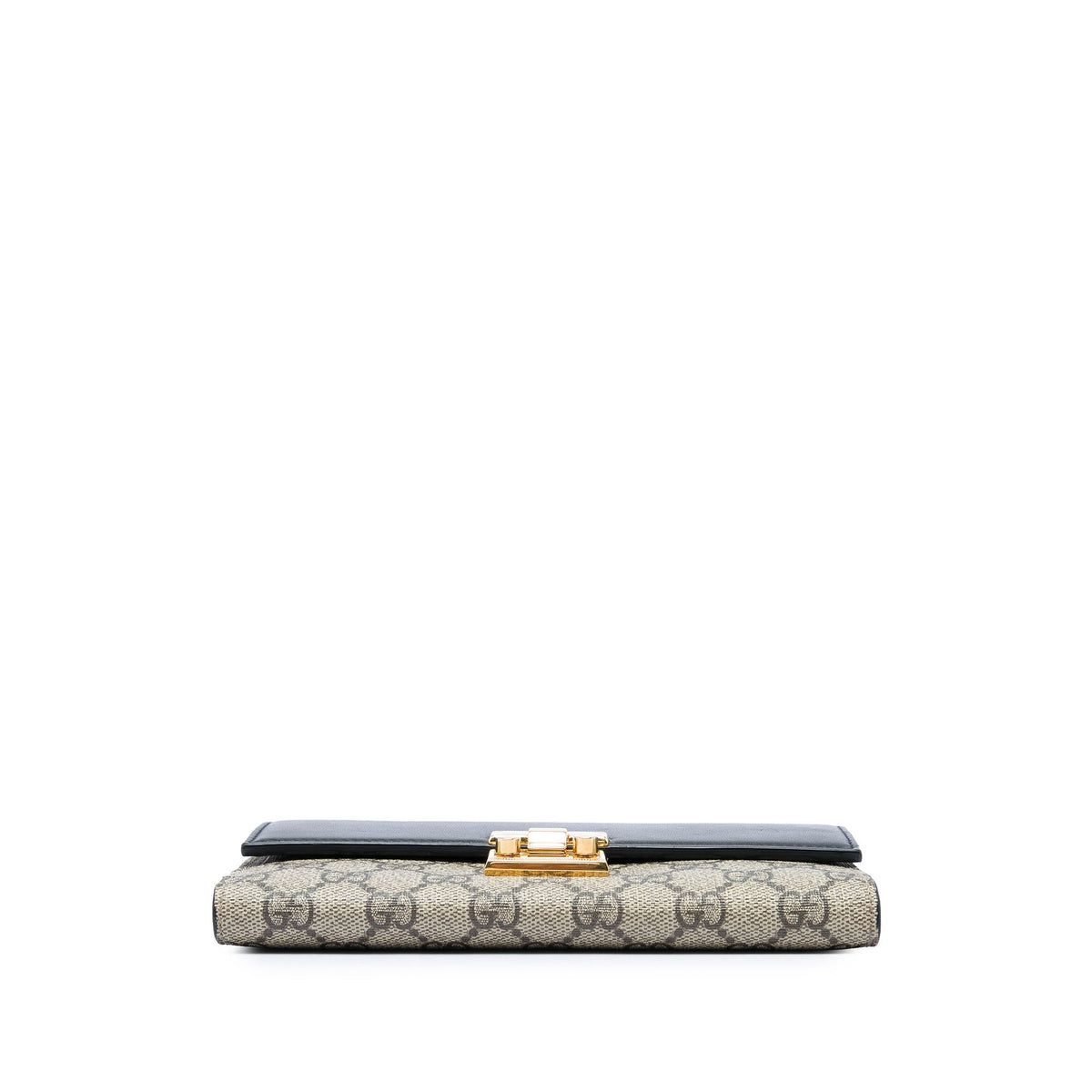 Gucci GG Supreme Padlock Wallet On Chain — Beige