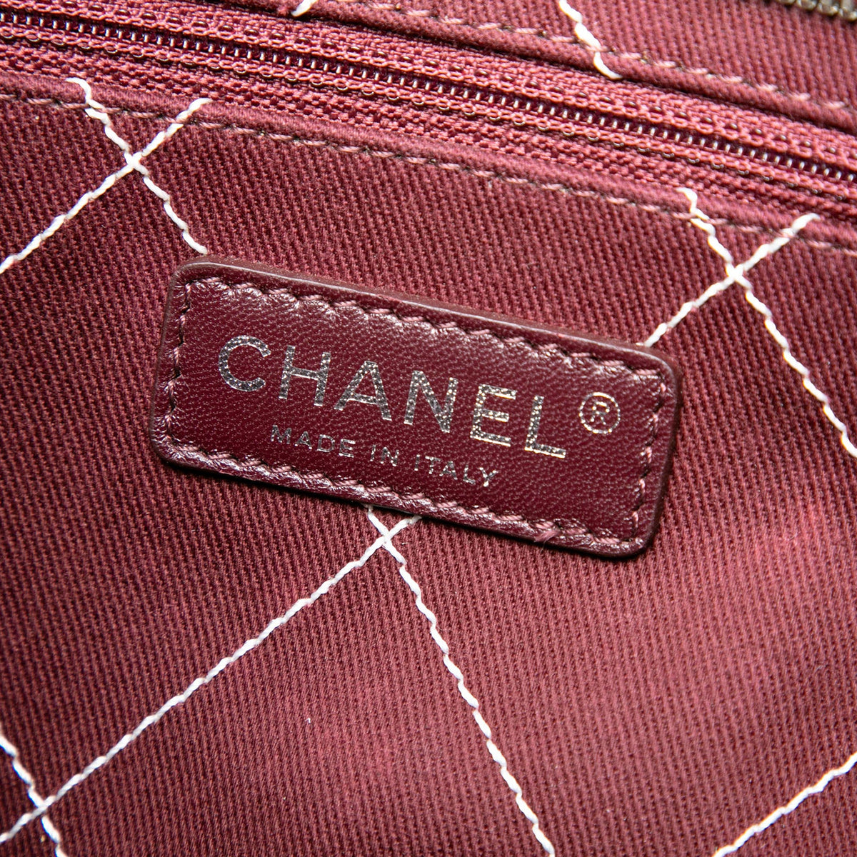 Chanel Quilted Caviar Shopping Fever Tote