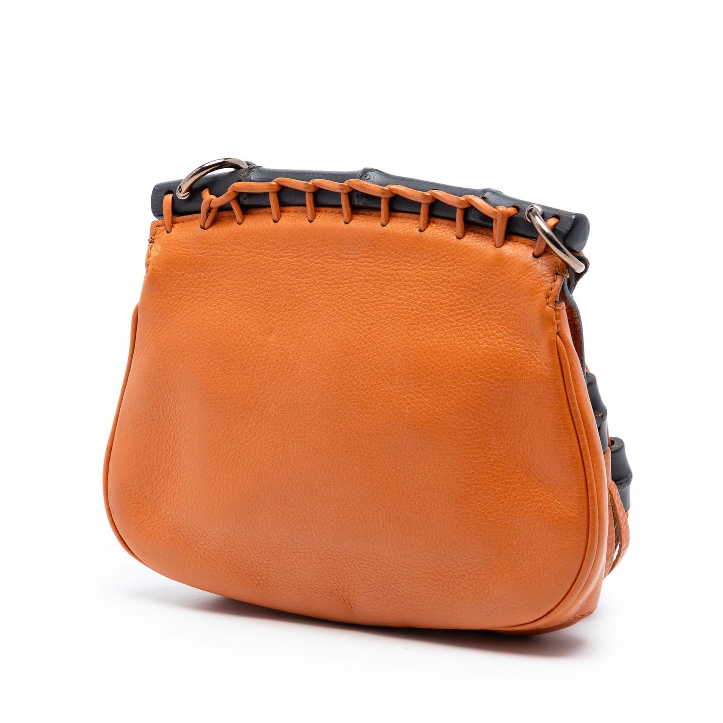 Gucci Small Leather Bamboo Nouveau Fringe Crossbody