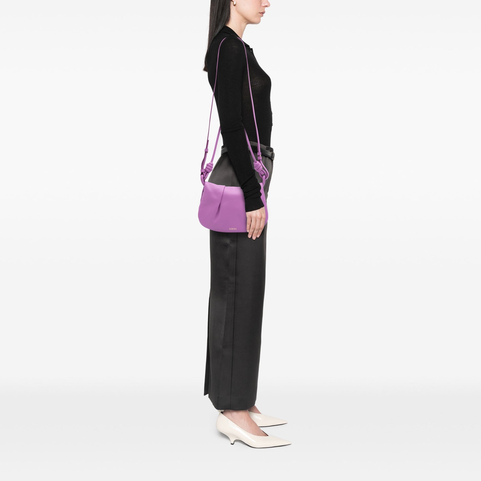 LOEWE Shiny Calfskin Paseo Satchel