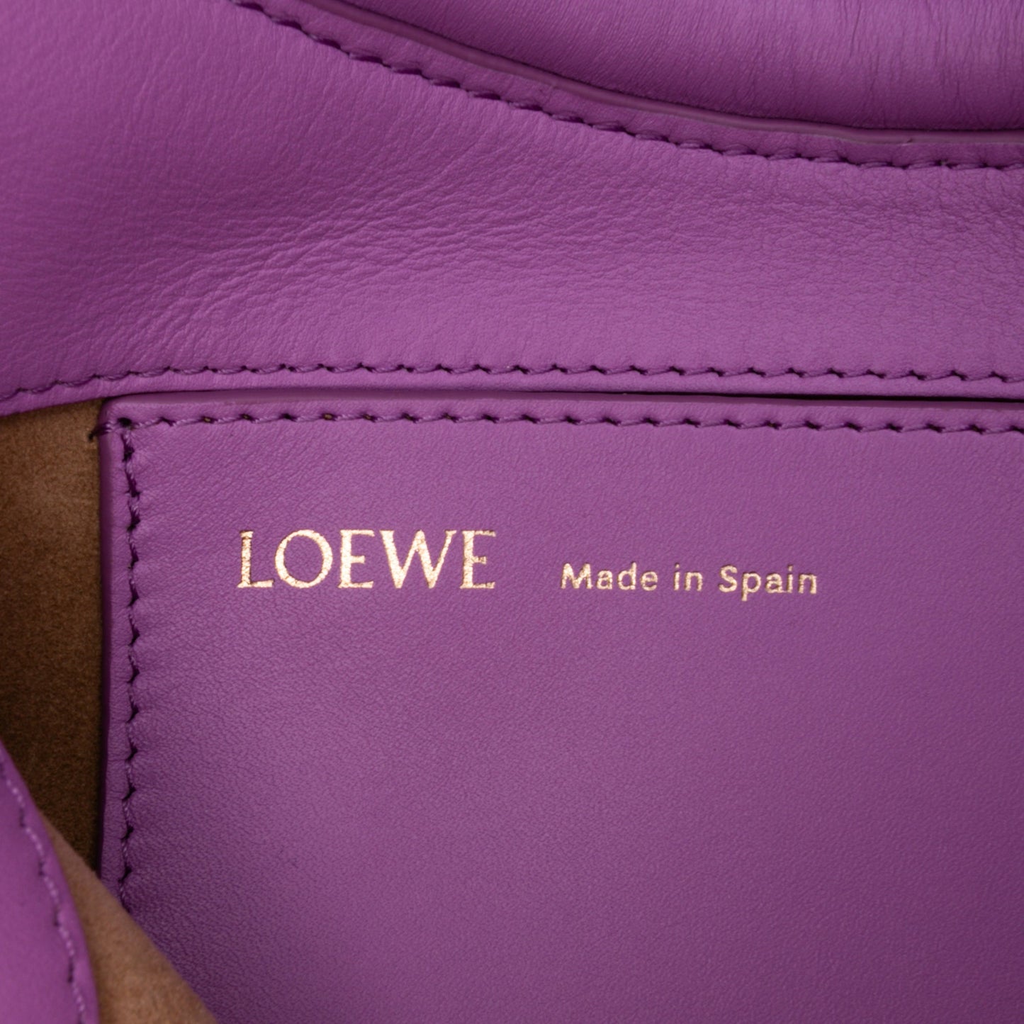 LOEWE Shiny Calfskin Paseo Satchel