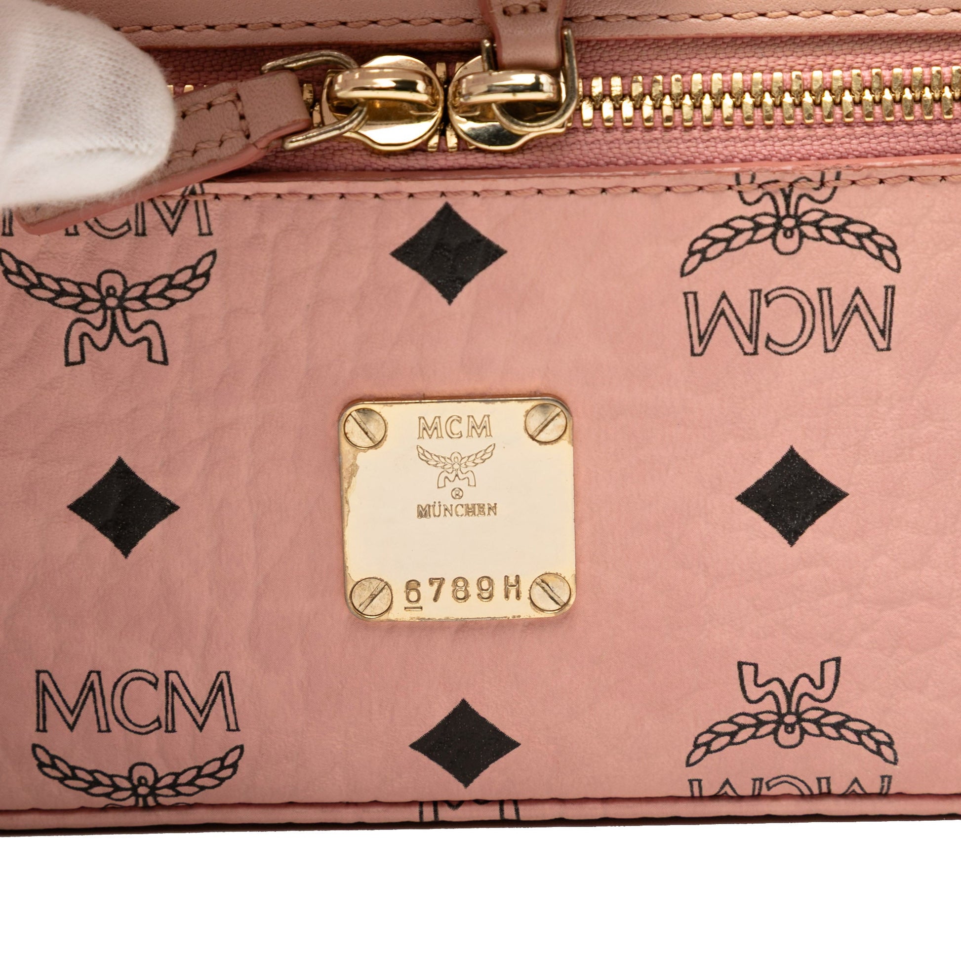 MCM Mini Visetos Coated Canvas Rockstar Vanity Case