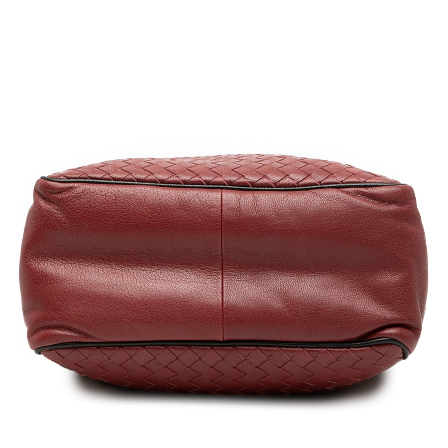 Bottega Veneta Bicolor Nappa Intrecciato Vertical Convertible Satchel