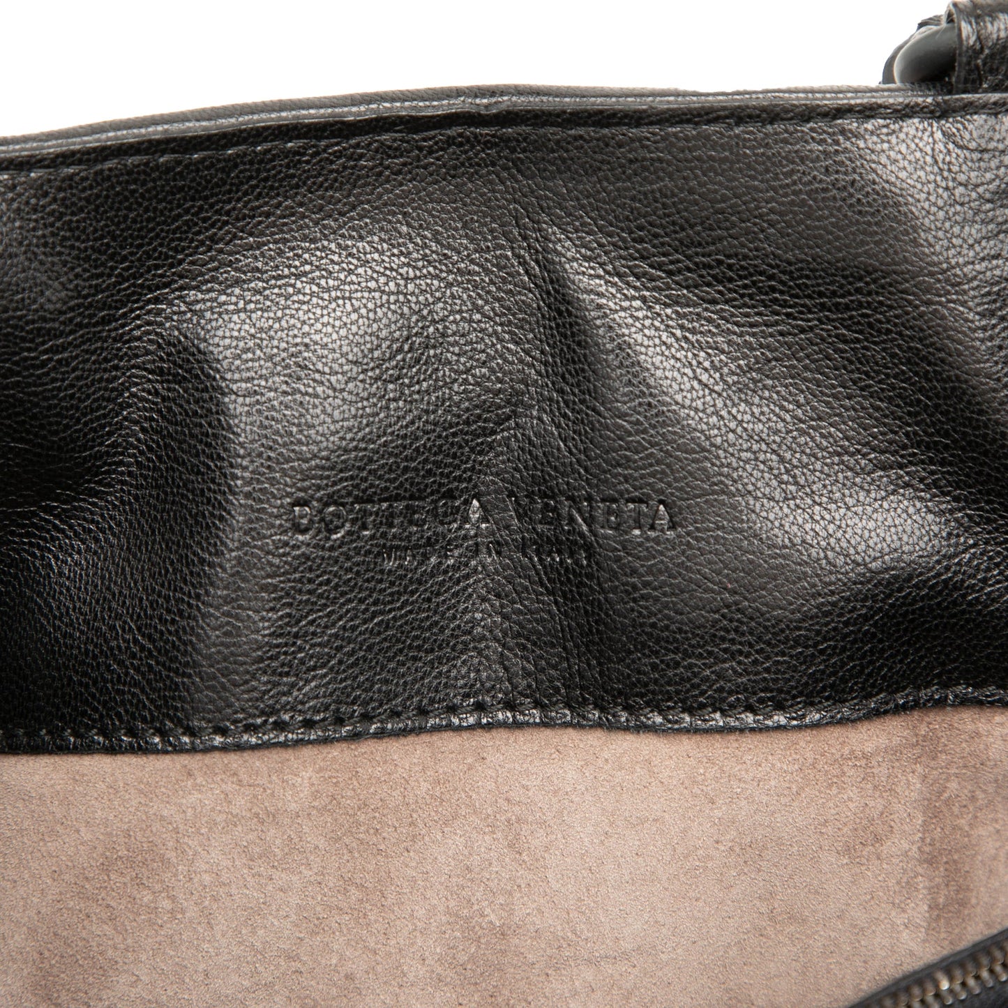 Bottega Veneta Bicolor Nappa Intrecciato Vertical Convertible Satchel