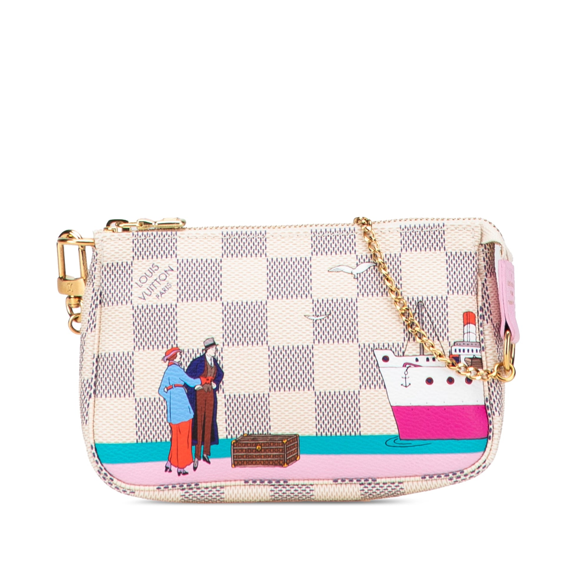 Louis Vuitton Damier Azur Illustre Transatlantic Mini Pochette Accessoires