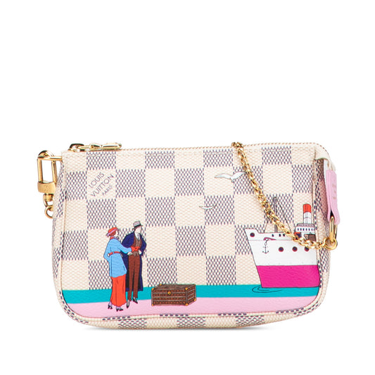 Louis Vuitton Damier Azur Illustre Transatlantic Mini Pochette Accessoires