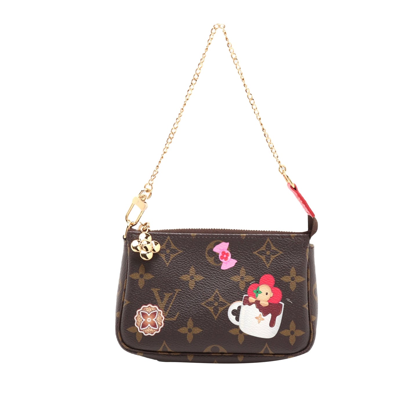 Louis Vuitton Louis Vuitton Monogram Mini Pochette Accessoires M12205 Brown