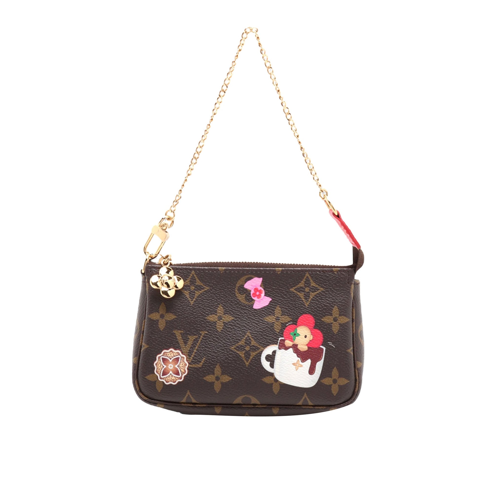Louis Vuitton Louis Vuitton Monogram Mini Pochette Accessoires M12205 Brown