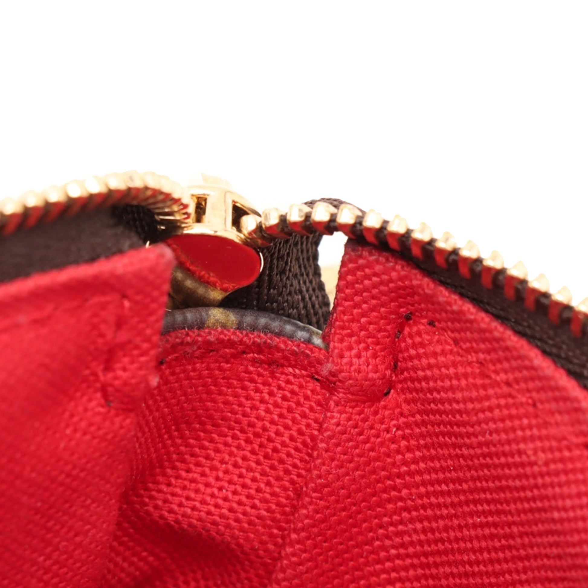 Louis Vuitton Louis Vuitton Monogram Mini Pochette Accessoires M12205 Brown