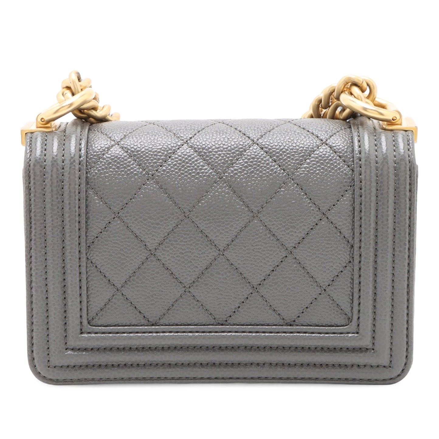 Chanel Mini Quilted Caviar Boy Flap
