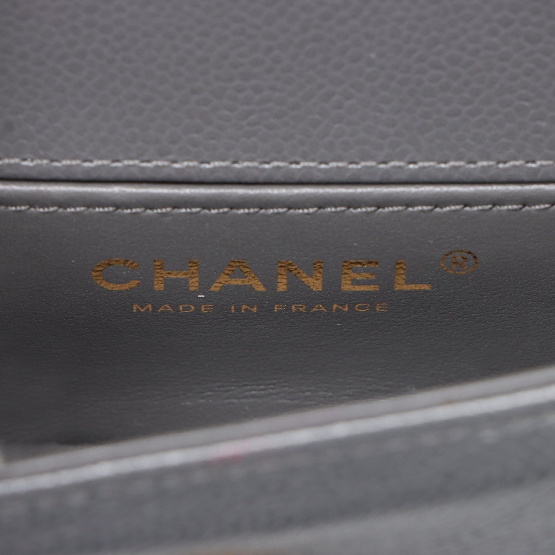 Chanel Mini Quilted Caviar Boy Flap