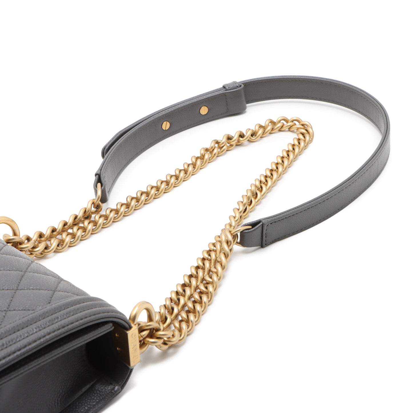 Chanel Mini Quilted Caviar Boy Flap