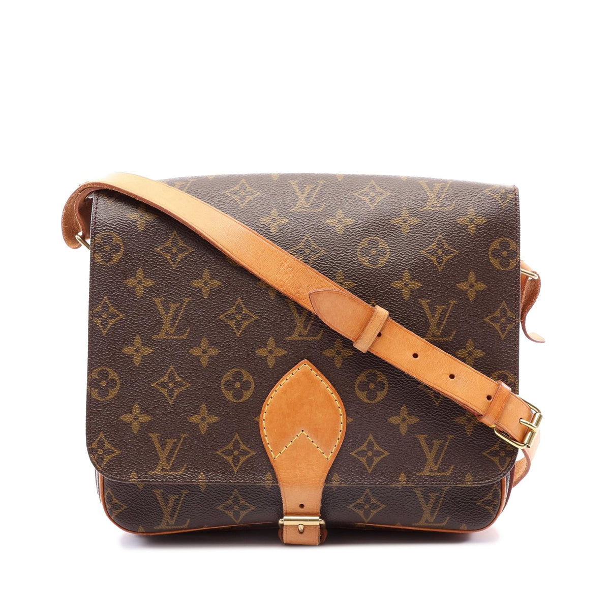 Louis Vuitton Monogram Cartouchiere GM — Brown