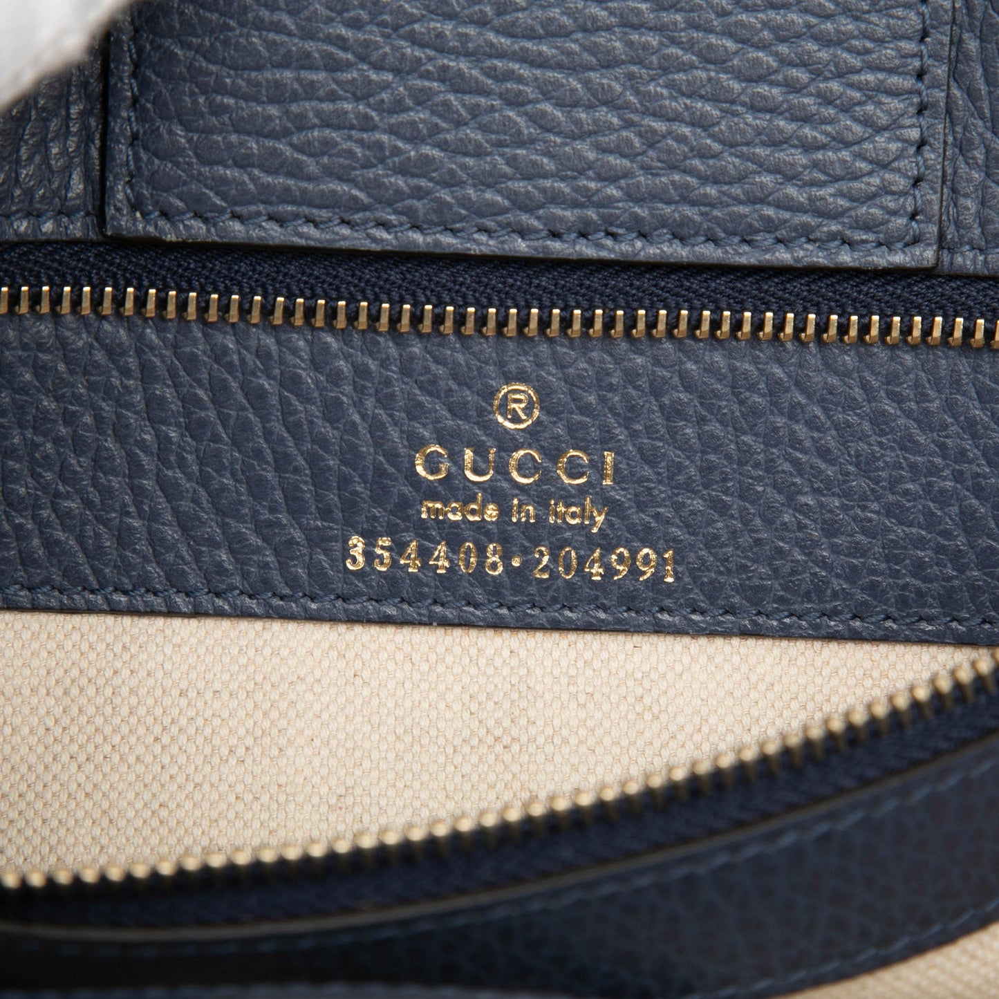 Gucci Medium Dollar Calfskin Swing Tote