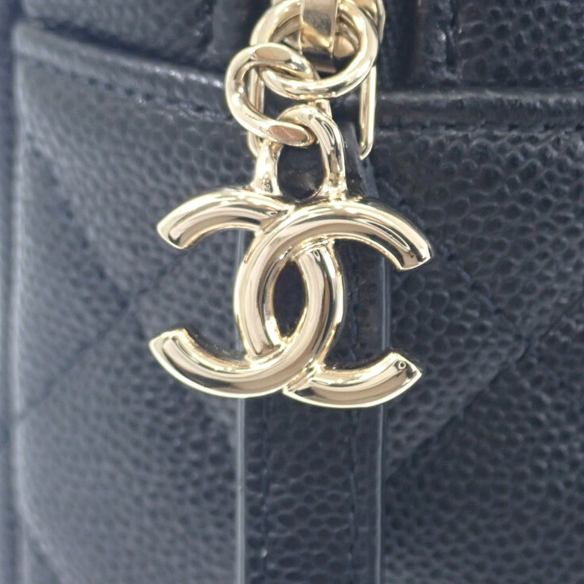Chanel Mini CC Quilted Caviar Backpack