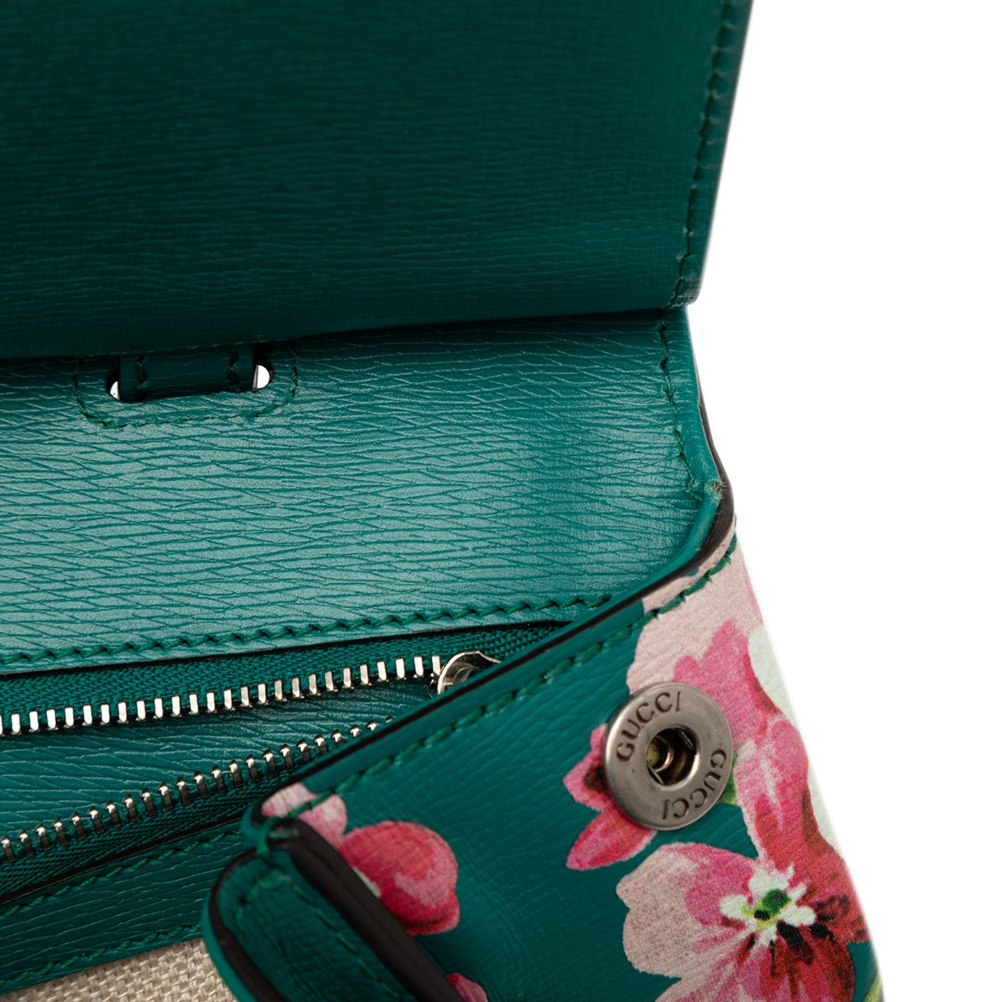 Gucci Small Calfskin Bamboo Daily Blooms Satchel