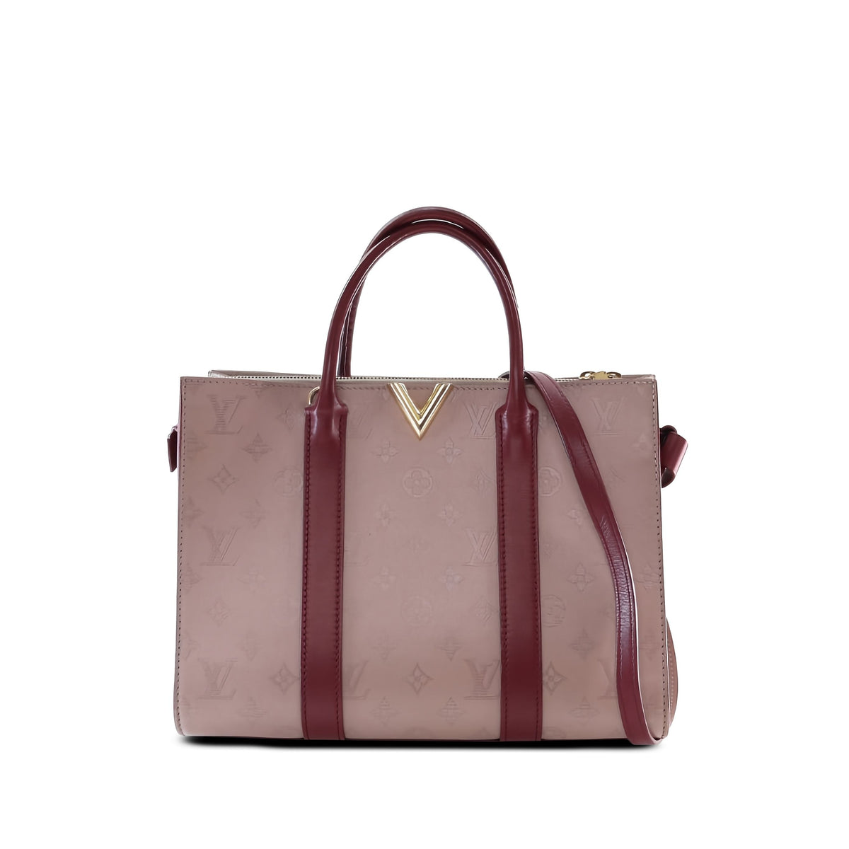 Louis Vuitton Monogram Cuir Plume Very Tote MM — Brown