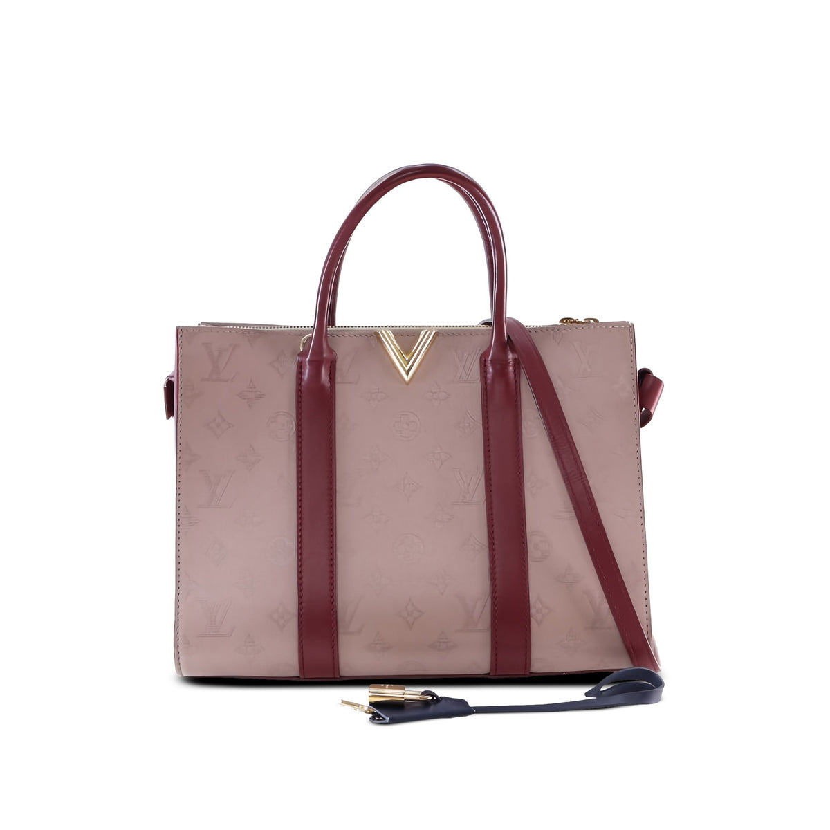 Louis Vuitton Monogram Cuir Plume Very Tote MM — Brown