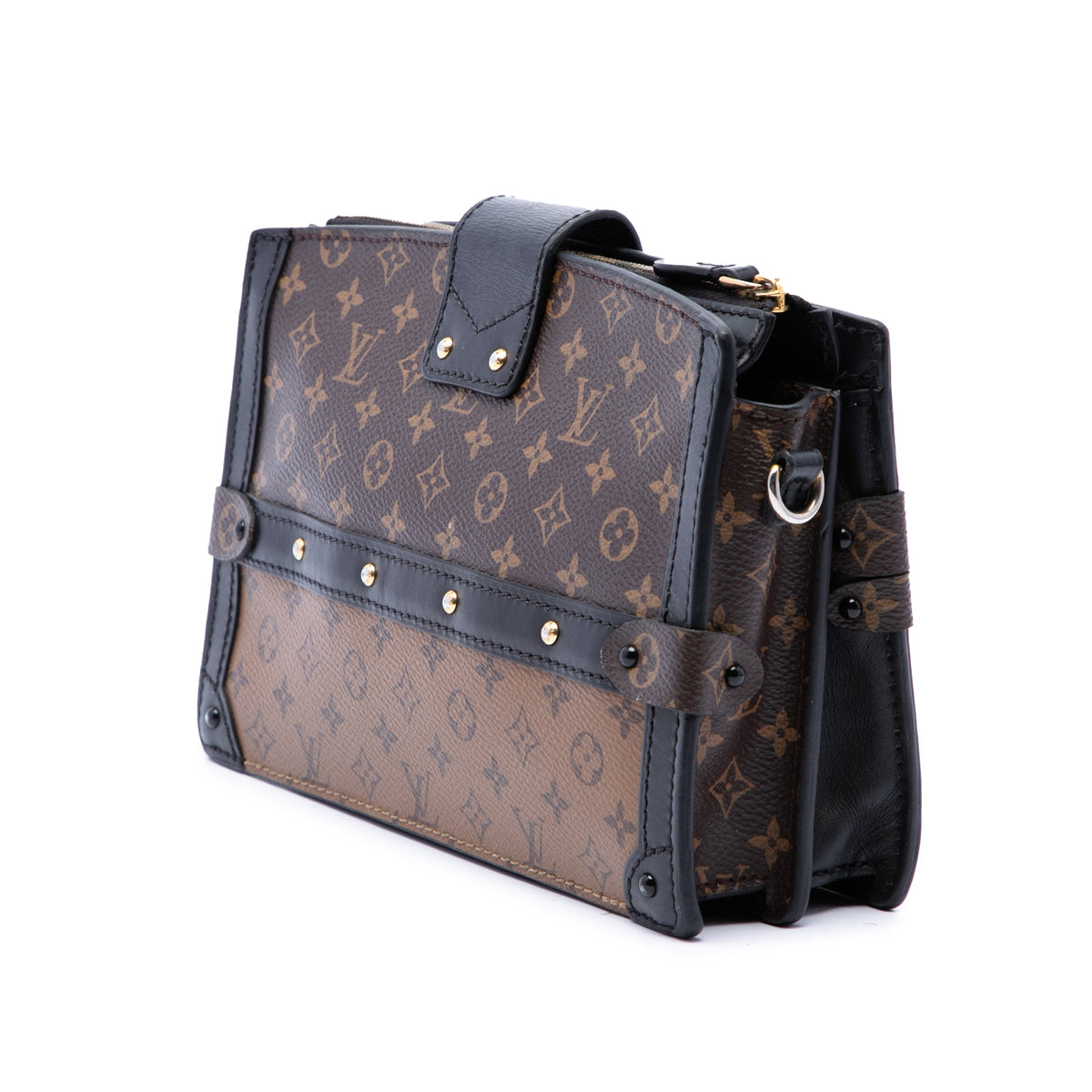 Louis Vuitton Monogram Reverse Trunk Clutch