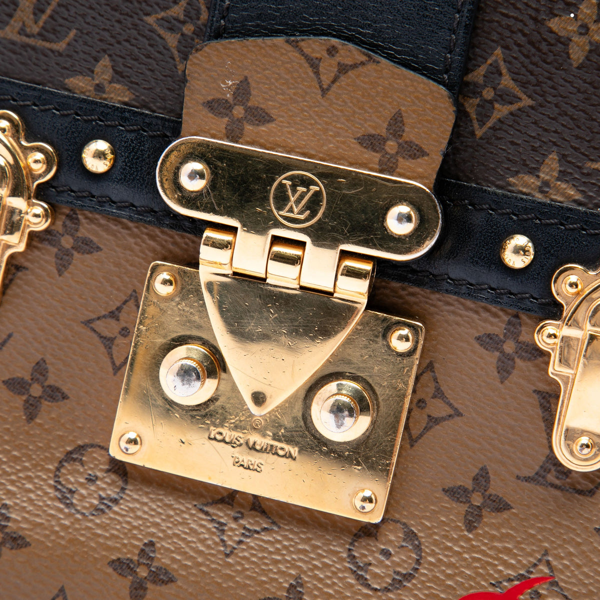 Louis Vuitton Monogram Reverse Trunk Clutch
