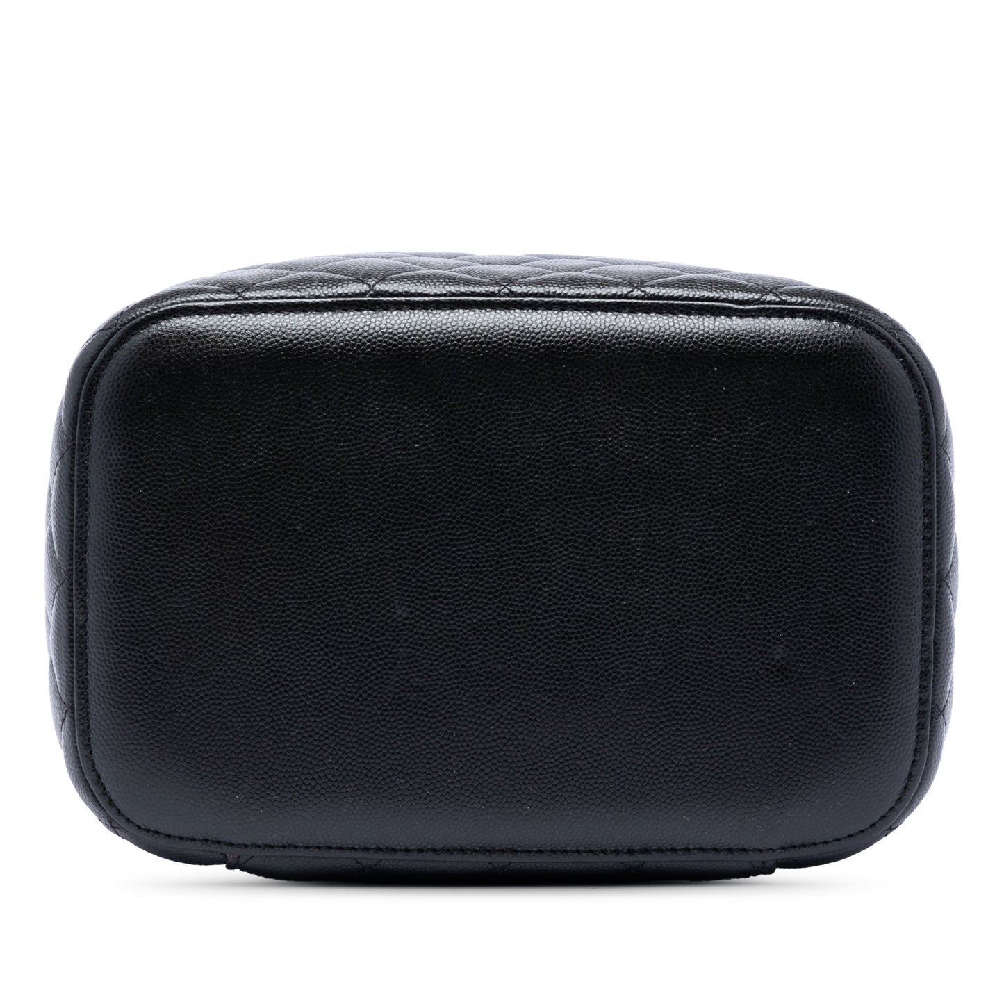 Chanel Medium CC Quilted  Caviar Vanity Case