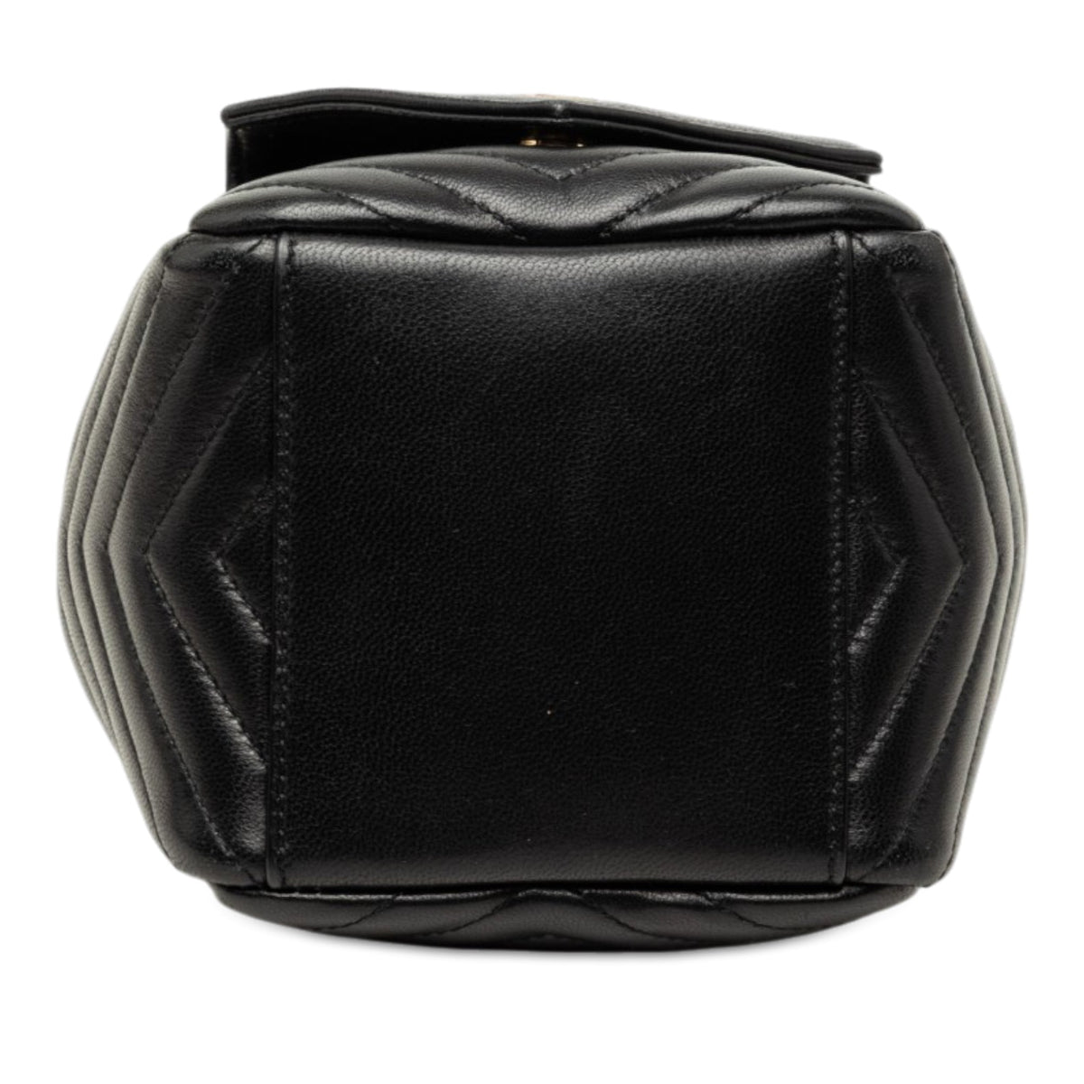 Saint Laurent Mini Chevron Lambskin Joe Bucket Bag