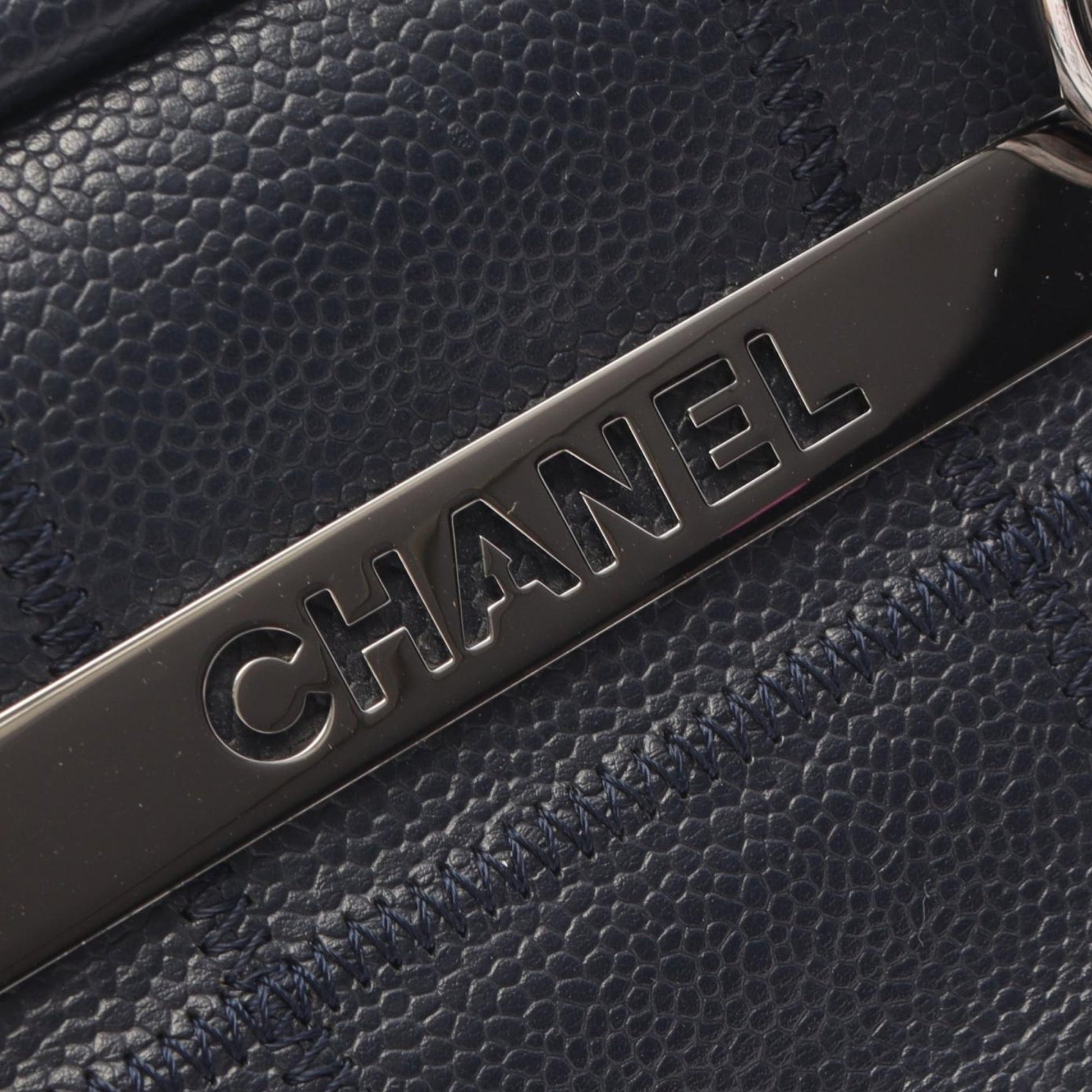 Chanel Caviar Square Stitch Shoulder Bag