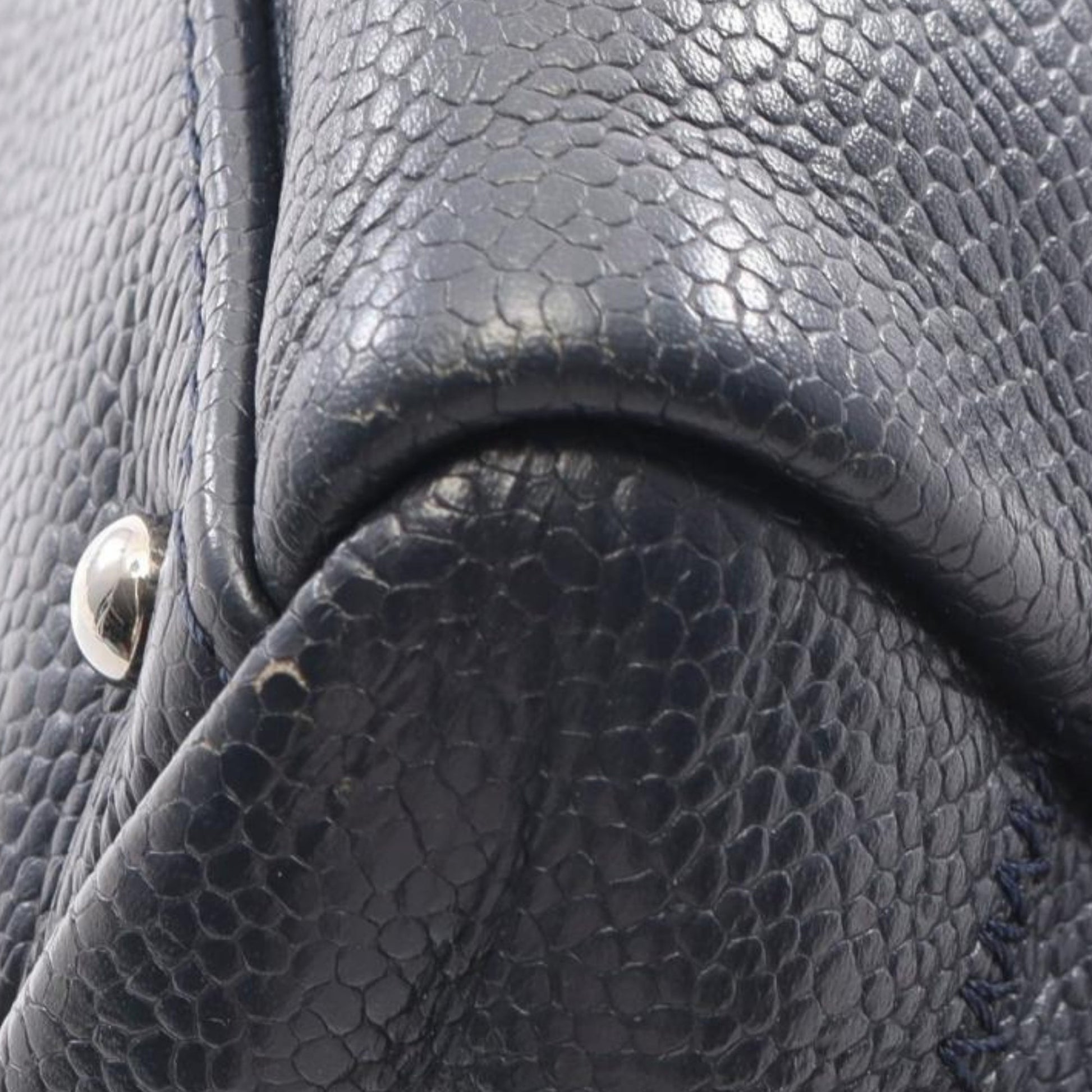 Chanel Caviar Square Stitch Shoulder Bag