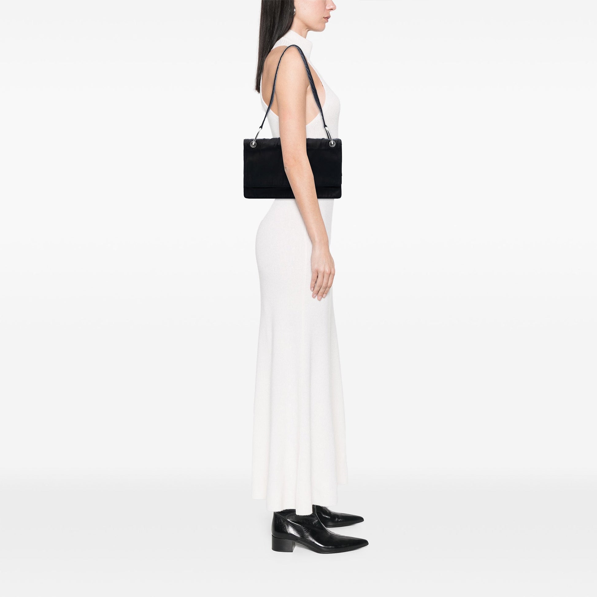 Prada Tessuto Flap Shoulder Bag