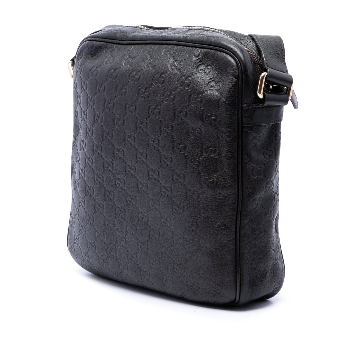 Gucci Guccissima Crossbody — Brown