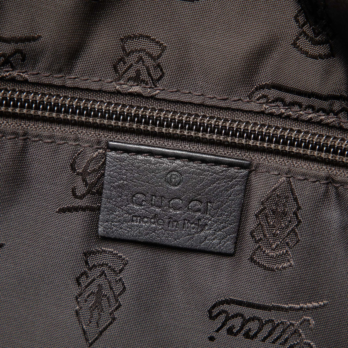 Gucci Guccissima Crossbody — Brown