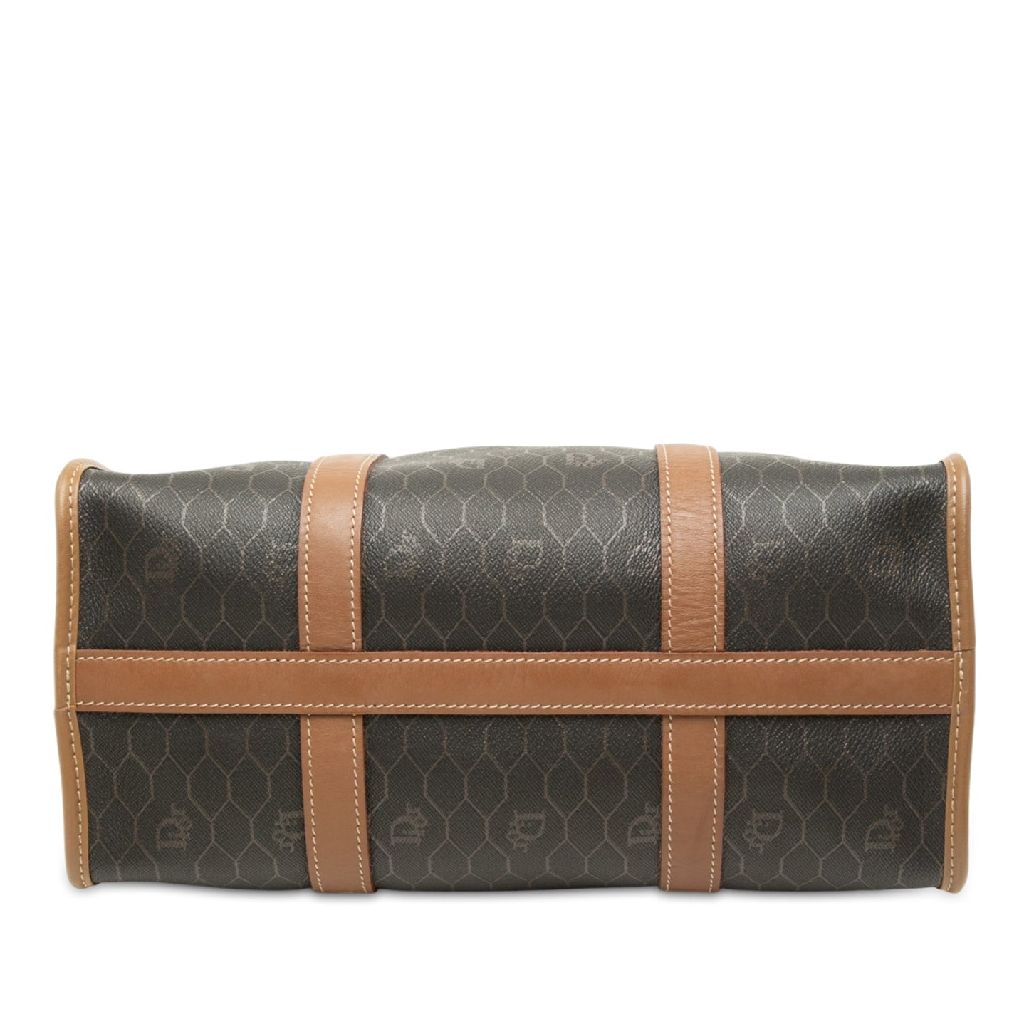 Dior Honeycomb Coated Canvas Boston Bag