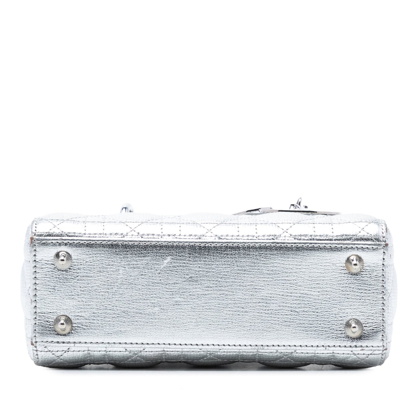 Dior Small Metallic Grained Calfskin Cannage My ABCDior Lady Dior