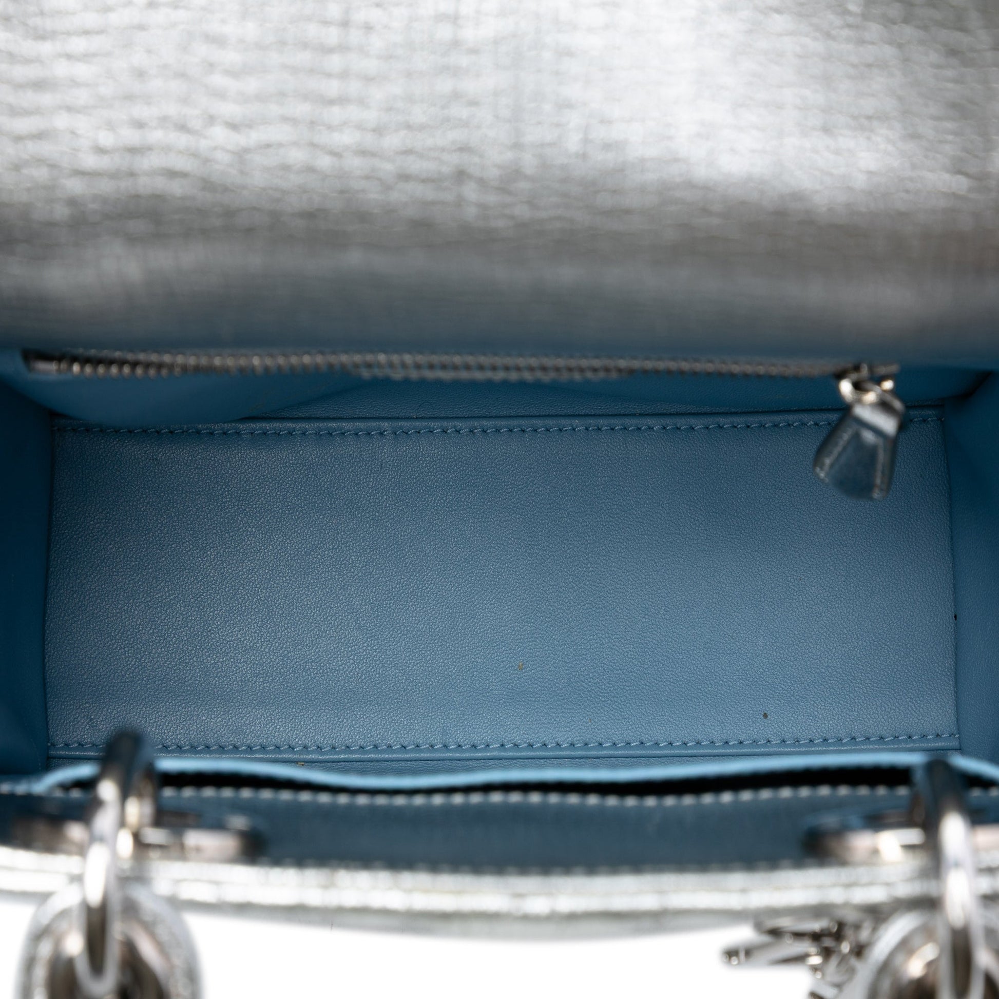 Dior Small Metallic Grained Calfskin Cannage My ABCDior Lady Dior