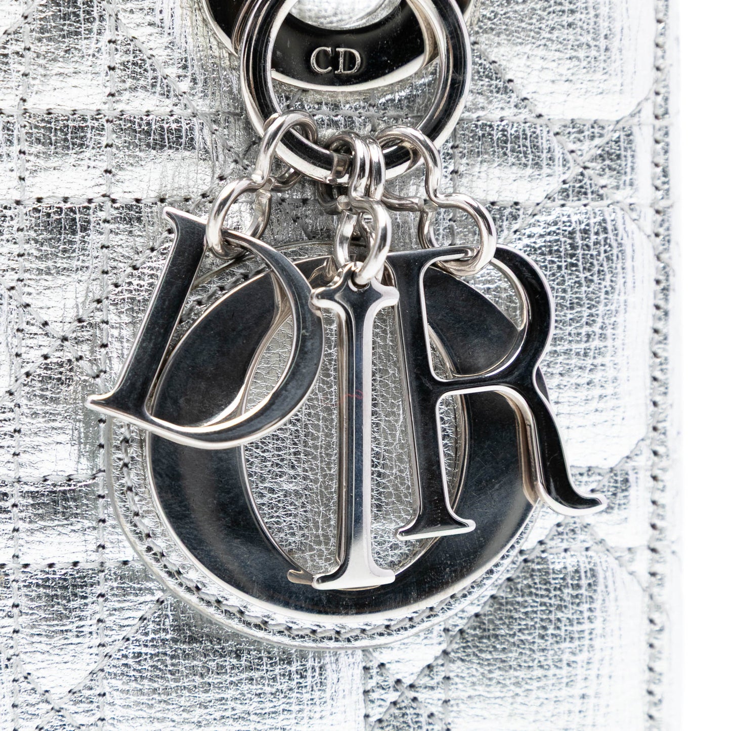 Dior Small Metallic Grained Calfskin Cannage My ABCDior Lady Dior