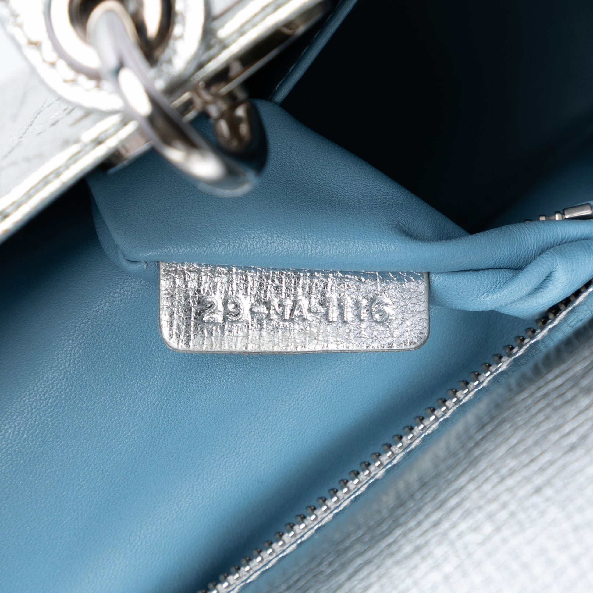Dior Small Metallic Grained Calfskin Cannage My ABCDior Lady Dior