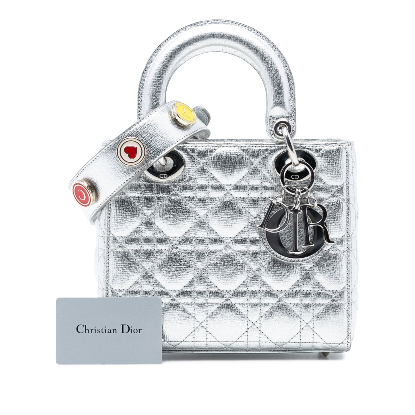 Dior Small Metallic Grained Calfskin Cannage My ABCDior Lady Dior